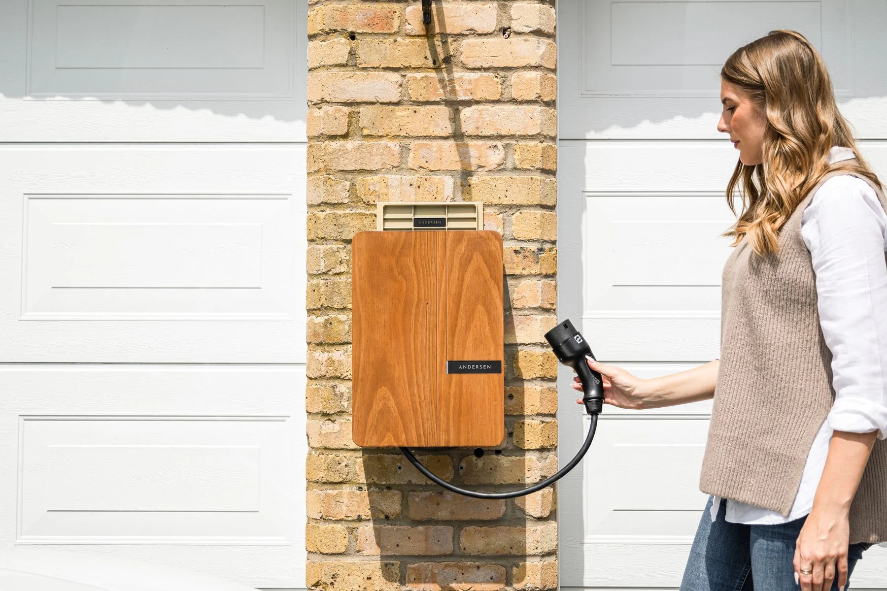 Professional electric vehicle charger installation - about 1