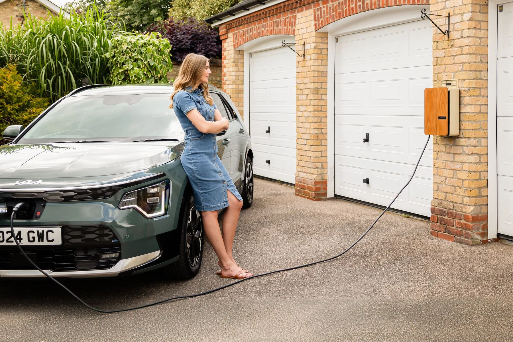 Professional electric vehicle charger installation - about 2